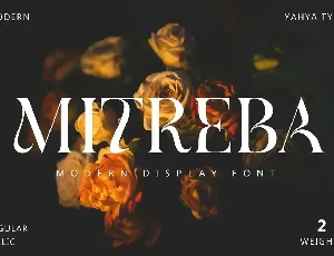 Mitreba font