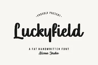 Luckyfield font