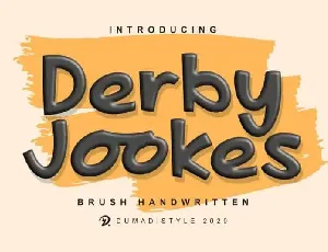 Derby Jookes Display font