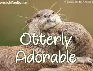 Otterly Adorable Script font