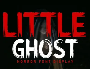 Little Ghost Brush font