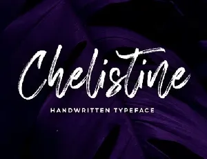 Chelistine Script font