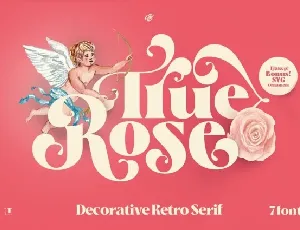 True Rose font