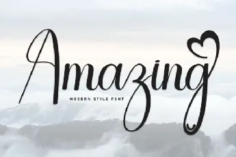 Amazing Script font