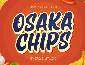 Osaka Chips Display font