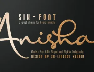 Anisha Sans font