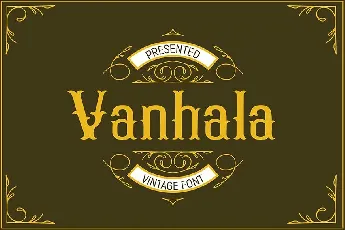 Vanhala font