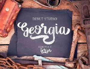 Georgia font