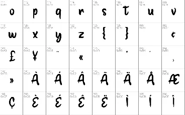 Kerfing font