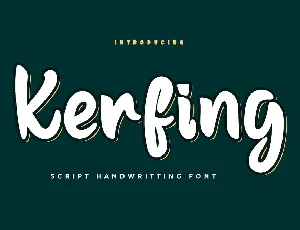 Kerfing font