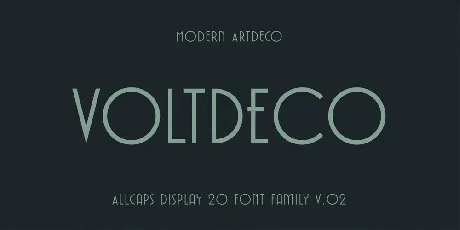 VOLTDECO V02 font