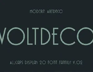 VOLTDECO V02 font