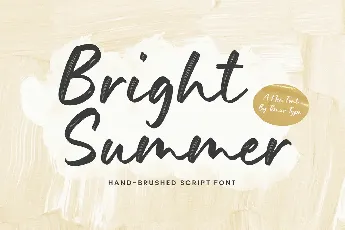 Bright Summer font