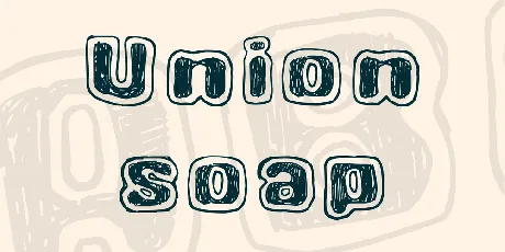 Union soap font