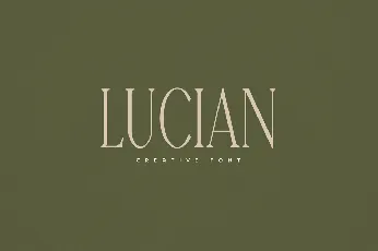 Lucian font