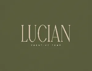 Lucian font