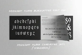 Midnight Flame Duo font