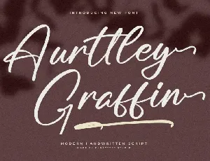 Aurttley Graffin font