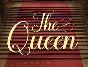 The Queen font