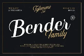 Bender Script font