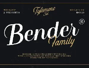 Bender Script font