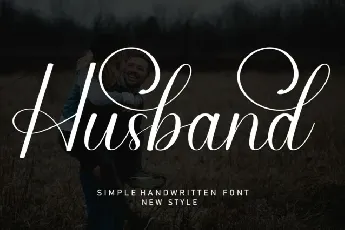 Husband Script Typeface font