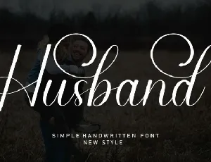 Husband Script Typeface font