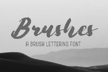 Brushes Brush font