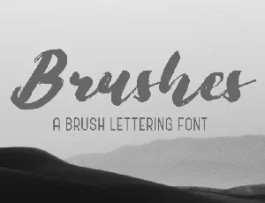 Brushes Brush font