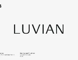 Luvian Trial font