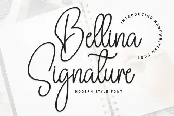 Bellina Signature font