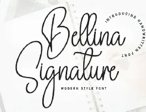 Bellina Signature font
