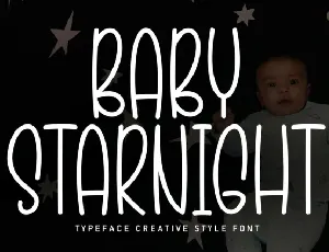 Baby Starnight Display font