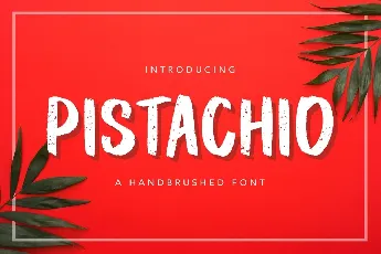 Pistachio font