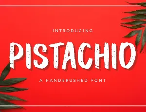 Pistachio font