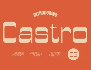 CS Castro font