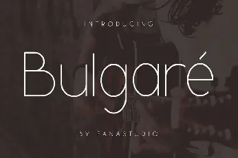 Bulgare Sans Free font