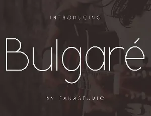 Bulgare Sans Free font