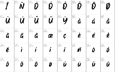 Backer font