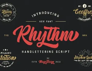 Rhythm font