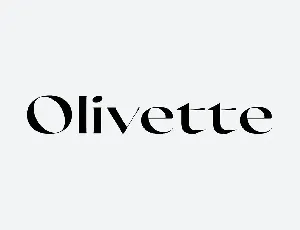 Olivette CF Family font