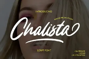 Chalista Script font