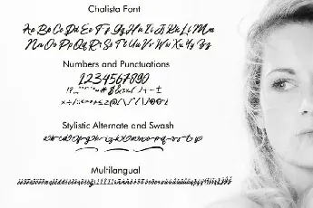 Chalista Script font