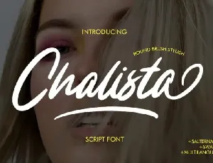 Chalista Script font