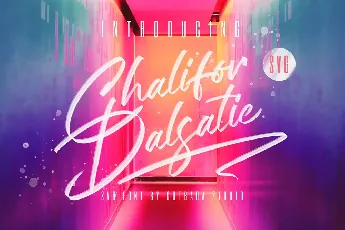 Chalifor Dalsatic Script font