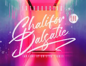 Chalifor Dalsatic Script font