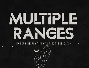 Multiple Ranges font