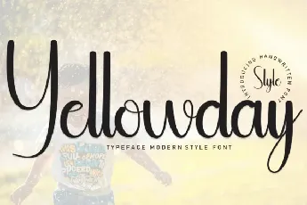 Yellowday Script font