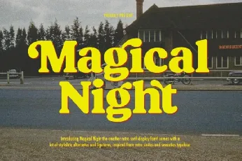 Magical Night font