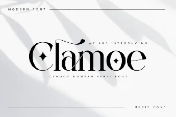 Clamoe font